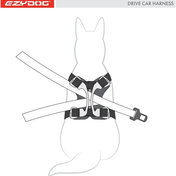 DRIVE™ DOG CAR HARNESS (LARGE) - Picture 3 of 7